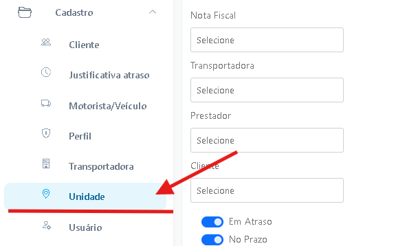 Passo a passo: Como abrir um ticket cadastro unidade
